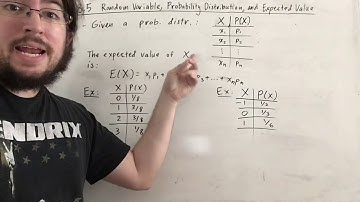 Random Variable, Probability Distribution, and Expected Value