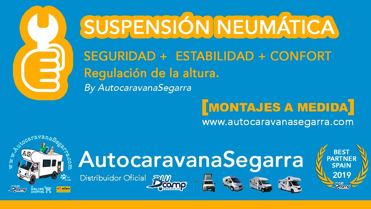 Suspensión neumática en una autocaravana (Estabilidad y nivelación)
