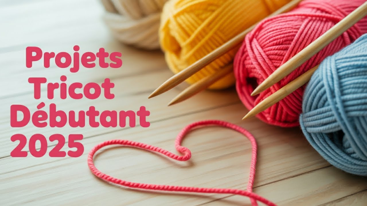 Tu Débutes le Tricot ? Voici les 5 Meilleurs Projets 2025
