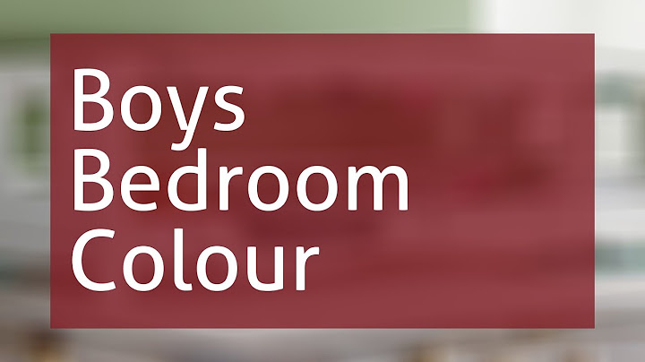 Desain warna kamar tidur anak laki laki