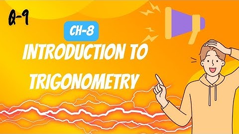 📚 Best MCQs for Class 10 | Chapter 8 - Introduction to Trigonometry