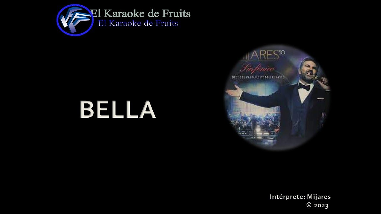Mijares Bella karaoke