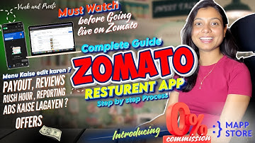 Zomato restaurant partner app complete guide | Must Watch before going live on Zomato |  Menu Edit