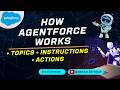 How Agentforce Agents Work in Salesforce (Topics, Instructions &amp; Actions) | Agentforce Course - 3