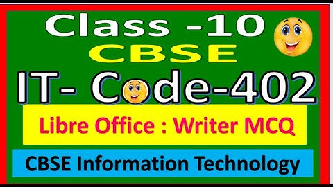 Top LibreOffice writer documentation  MCQ with answers | libreoffice mcq questions