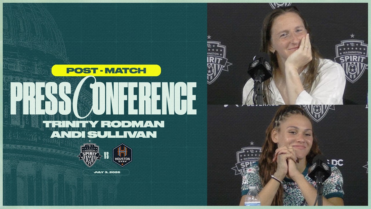 "We’re all having so much fun" | Trinity Rodman & Andi Sullivan Post- Match Press Conference
