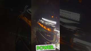 Rough Country 40” dual row LED light bar vs. Ford LED high beams