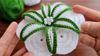 So Beautiful And So Easy  How To Crochet a Coaster Supla ✔ Çok Kolay Tığ İşi Supla Bardak Altlığı.