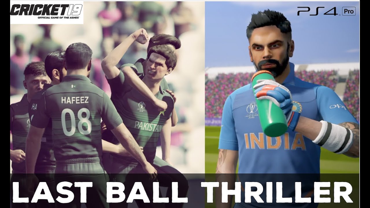 India vs Pakistan | World Cup Highlights PS4 PRO | Cricket 19 Gameplay