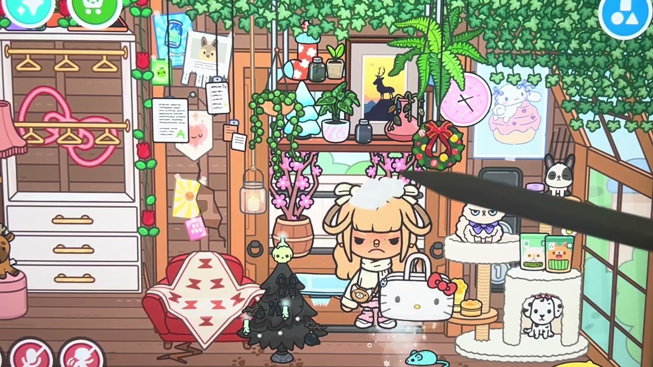 #новогодний #влог #в #тока #бока #домик #в #лесу #13 #часть🤗🥰😻