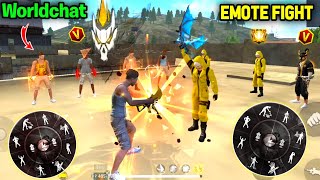 Free Fire Emote Fight On Factory Roof 😈 लेकिन ये क्या 😭 Worldchat में गलत हुआ 🥺 Adam Vs Criminal 😎