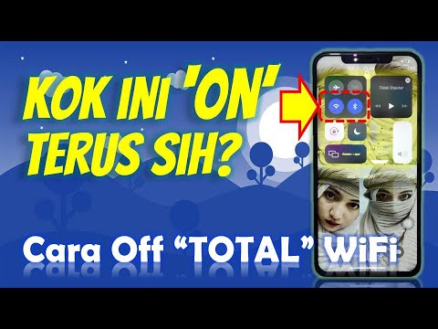 WiFi IPhone otomatis menyala?? || Cara mematikan WiFi IPhone iOS 11 keatas