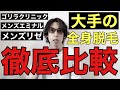 大手の全身脱毛を脱毛ガチ勢が徹底的に比較してみた!ゴリラクリニック、メンズエミナル、メンズリゼなど検討している方必見です!忖度なし!
