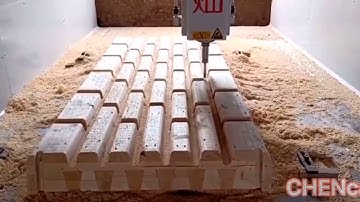 Cnc wood foundry mold gantry moving machine