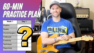Stuck In A Guitar Rut? Do THIS 60 Min/Day 🎸 Intermediate Daily Practice Routine