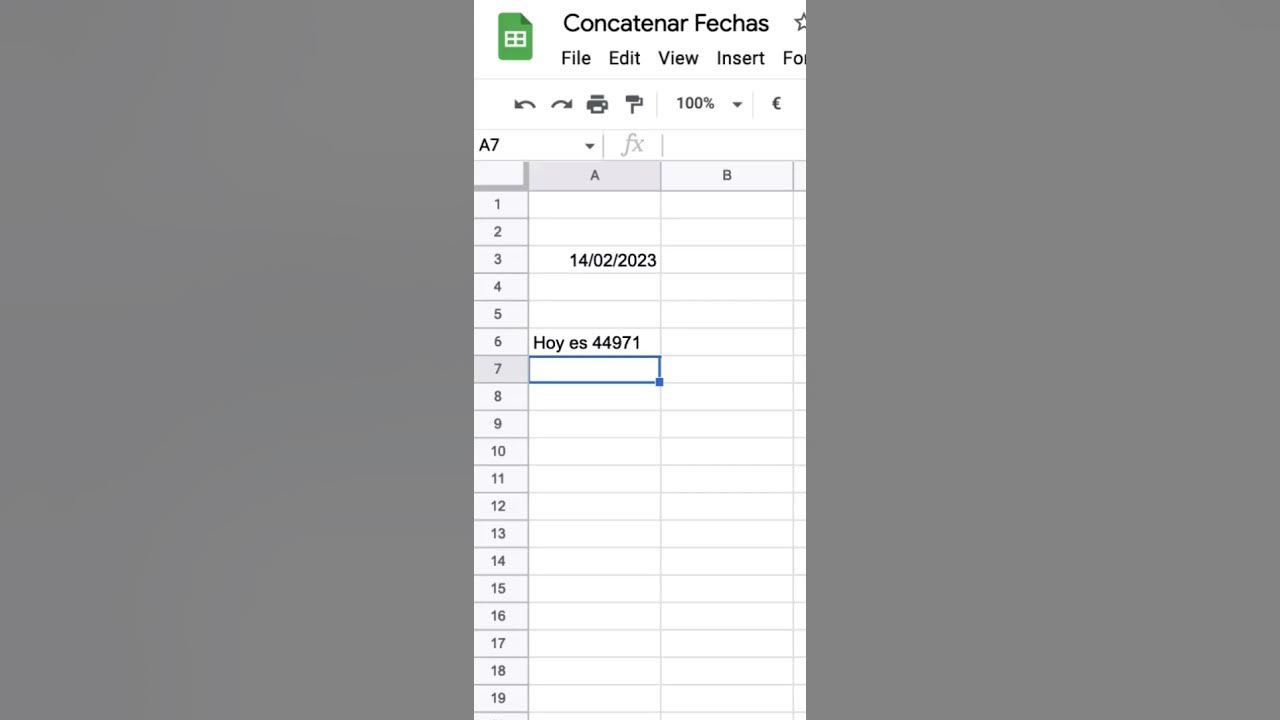 Concatenar fechas como texto en google sheets youtube