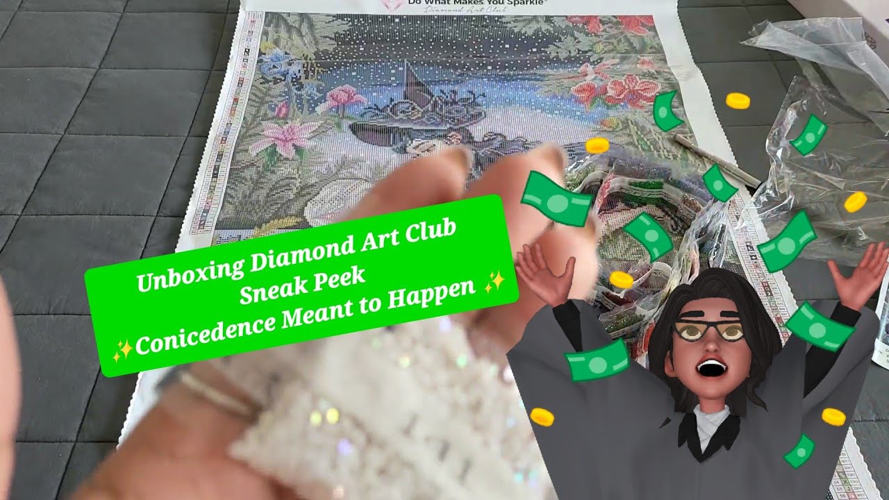 Unboxing Diamond Art Club Sneak Peek ✨️ Conicedence Meant