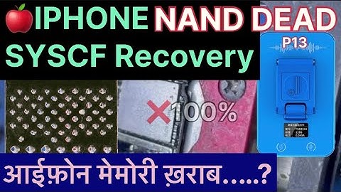 iPhone 7/ 7plus Nand dead,(SYSCFG) data recovery without original NAND wifi mac adress #iphonenand
