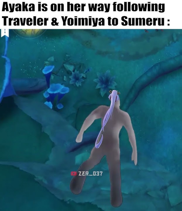 Ayaka always following us