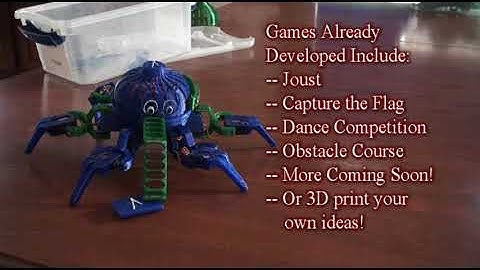 Vorpal Combat Hexapod Demonstration (Kickstarter Version)