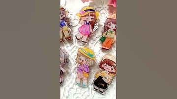 Cute Acrylic clips and rulers #SIMNO #Acrylic #clips #rulers #backtoschool