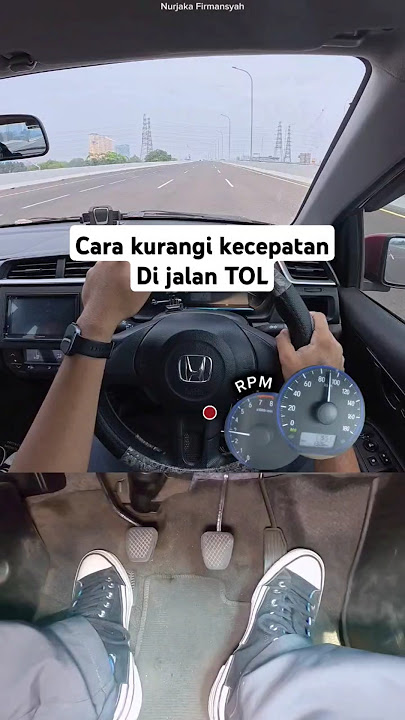 DON'T CLUTCH FIRST ‼️ How to reduce the speed of a manual car on a toll road #tollroad #drivingco...