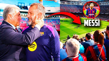 WHAT HAPPENED at Barcelona’s Open Training SHOCKED Everyone! 😱 (New Camp Nou)