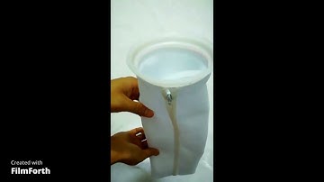 Tất Lọc PE Có Dây Kéo - Tất Lọc Cặn Bể Cá Siêu Sạch