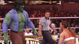 WWE 2K24 - Ronda Rousey vs. Retro Hulk - Full Match