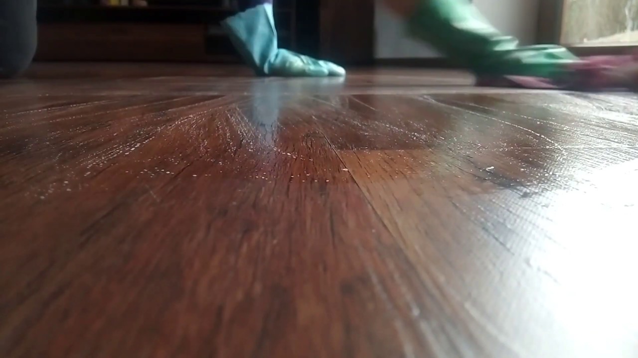 Cleaning hardwood floors - YouTube