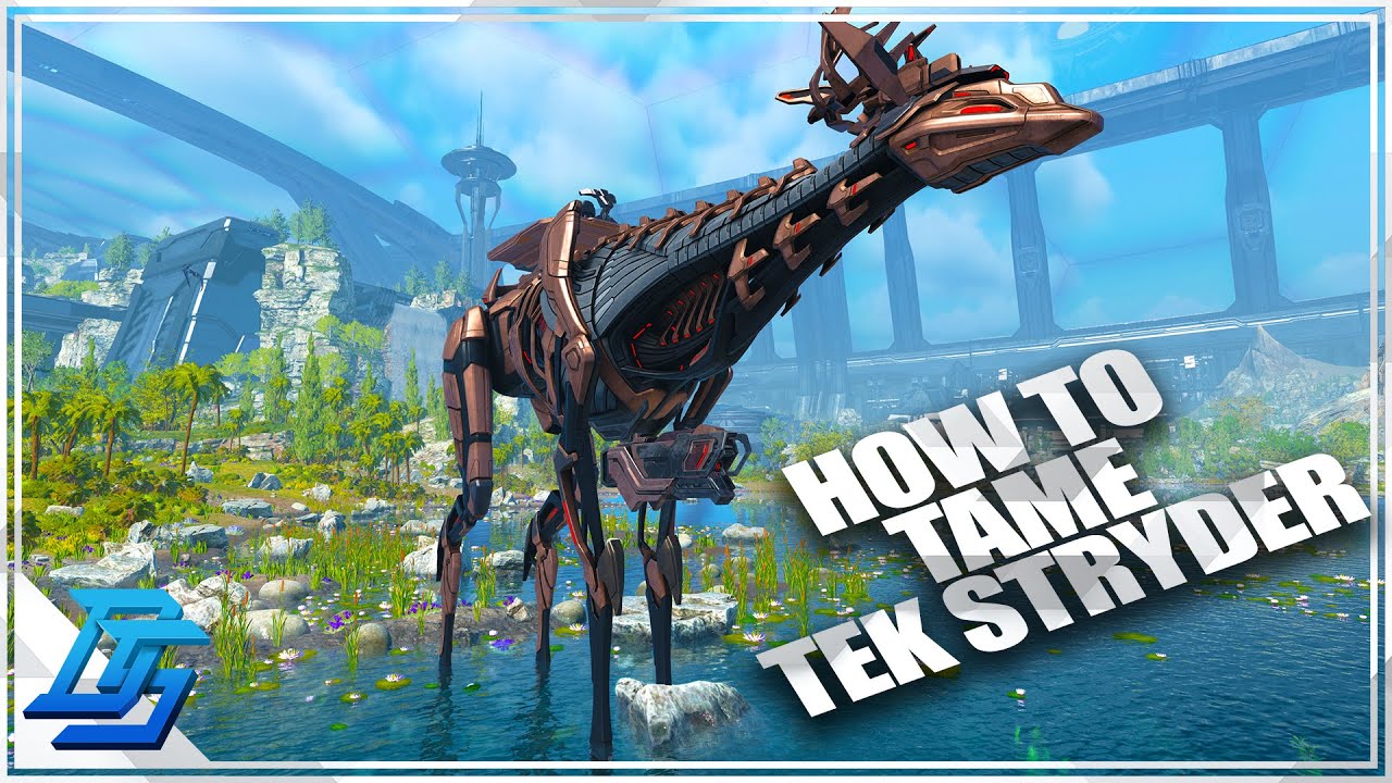 How To Tame Tek Stryder Lets Play Ark Genesis Part 2 Gameplay Episode 5 Youtube