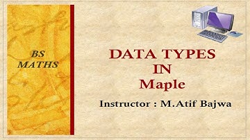 How To Handle Sequences, Lists and Sets in Maple Maple-soft Lecture 5 in Urdu | Hindi Video Tutorial