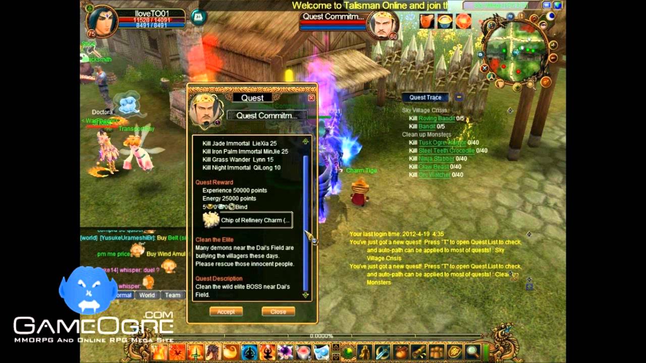 Talisman online gameplay