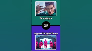 Would You Rather?(Squid game) #shorts #wouldyourather