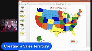 Customizing a USA State Map for a PowerPoint Presentation