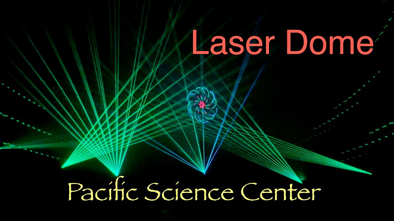 Laser Dome musical show, Pacific Science Center, Seattle Washington ...