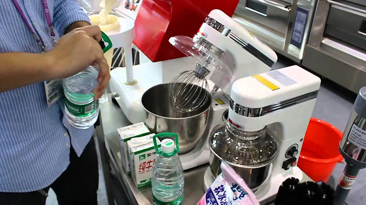 Step 1  Water - Make Ice Cream by a 7 Quart Commercial Stand Mixer