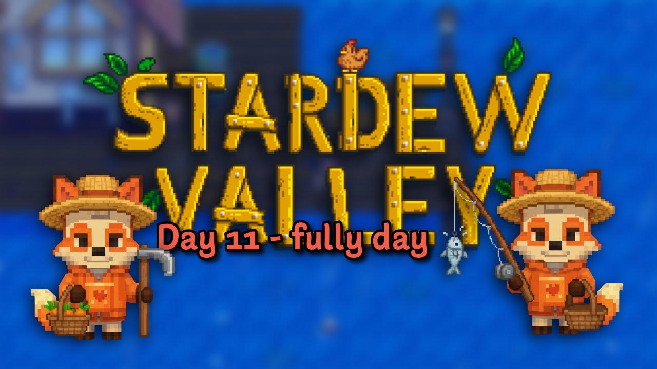 Stardew Valley – Harvesting Crops, Fishing, and Talking to Villagers | Cozy Farm Day