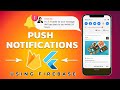 Flutter push notifications using firebase