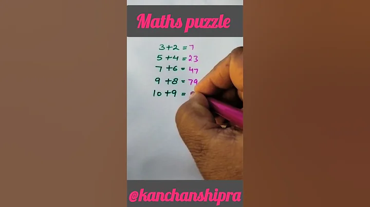 Maths puzzle | viral IQ puzzle #trending #shorts #youtubeshorts #viral #kanchanshipra #mathspuzzle