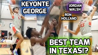 Keyonte George, Jordan Walsh, \& Highly Ranked TX Prospects SHOW OUT In Dallas! Young Bulls Can HOOP🔥