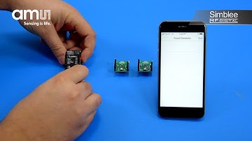 Simblee  - Mobile Visualization from multiple ams environmental sensors