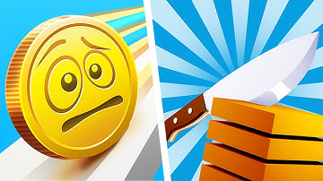 Coin Rush Vs Slice it all - All Levels Gameplay Android, iOS ( Part 17 ) NEW UPDATE Level