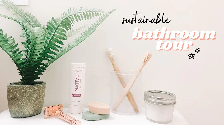 SUSTAINABLE COLLEGE BATHROOM TOUR: vegan, cruelty-free, & zero waste products + tips!