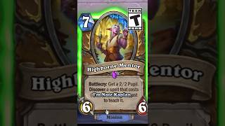 What's Hearthstone Designer Nate Kaplan's favorite card? Highborne Mentor. #Hearthstone #Gaming What's Hearthstone Designer Nate Kaplan's favorite card? Highborne Mentor. #Hearthstone #Gaming