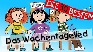 Video thumbnail of "Wochentagelied - Wissenslieder für Kleinkinder || Kinderlieder"