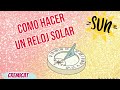 Como hacer un reloj solar