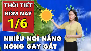 Dự báo thời tiết 1/6: Nhiều nơi tiếp tục nắng nóng gay gắt, nhiệt độ tăng dần | VTC News