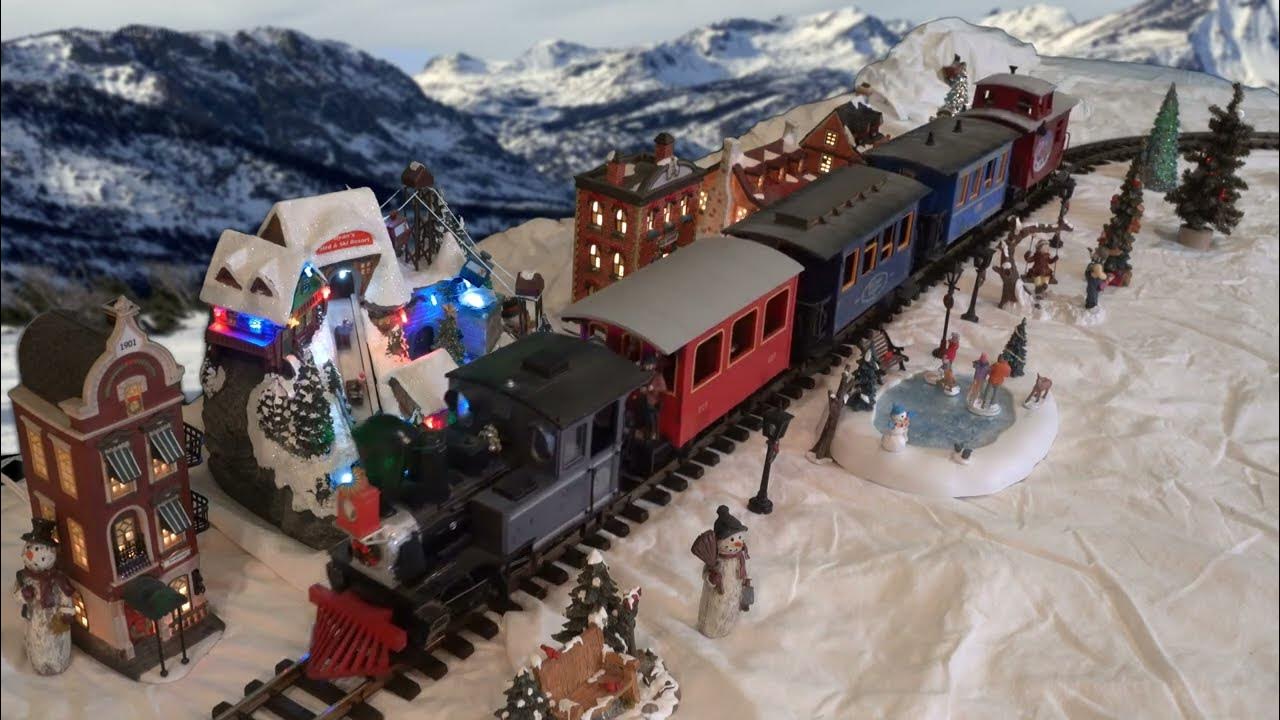 Model Train Ride to the North Pole! YouTube