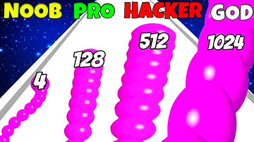 NOOB vs PRO vs HACKER vs GOD - Snake Ball Run